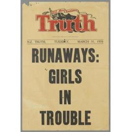 "Runaways: girls in trouble"