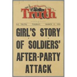 "Girl's story of soldiers' after-party attack"