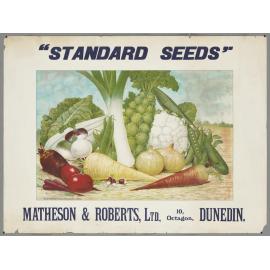 " "Standard Seeds" Matheson & Roberts, Ltd., 10, Octagon, Dunedin."