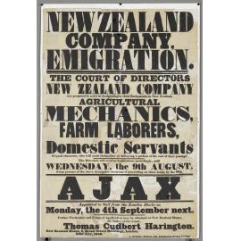"New Zealand Company, Emigration."