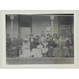 Patients and staff at the Rock and Pillar sanitorium