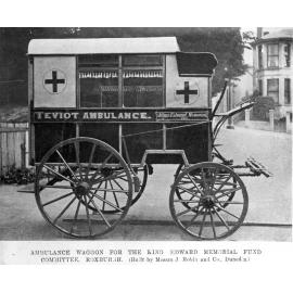Ambulance waggon for the King Edward Memorial Fund Committee, Roxburgh
