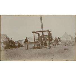 'Zeitoun Camp, kitchen and hospital'
