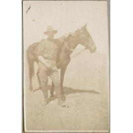 Soldier and horse