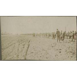 Large group of soldiers at camp