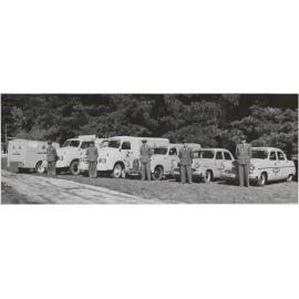 AA vehicles and patrol officers Riddle, Herbert, Wylie, and two others.