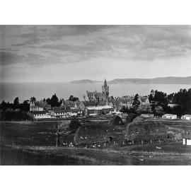 Seacliff Hospital with the farm in the foreground