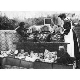 Babies being put outside