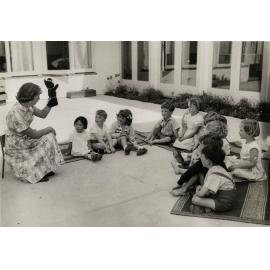 'Story time' at the Helen Deem Centre for Pre-School Education