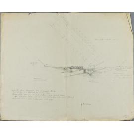 Pencil drawing of Luggate bridge