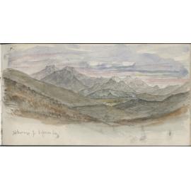 Watercolour of Hikurangi