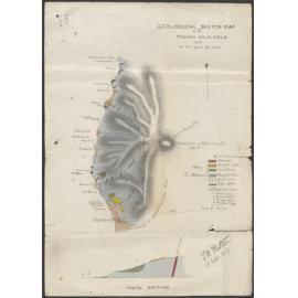 Geological sketch map of the Thames Gold Field