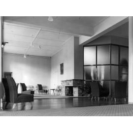 Fireplace and seating, Studholme Hall