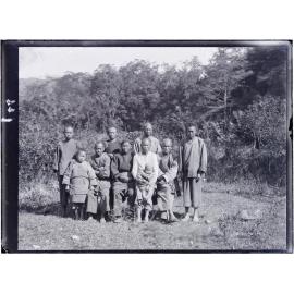 Group of Chinese men - Christians at Fock Yuin? Shui village
