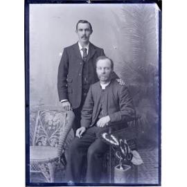 Rev. G.H. McNeur (standing) and Alexander Don