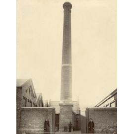 Donaghy's chimney stack, built by J.E. White, 1895'