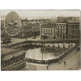 Flooded site of the Dunedin Chief Post Office