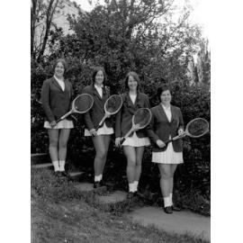 Under 17 tennis team, St Dominic's College