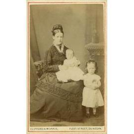 'My mother [Rachel (Hepburn) Stewart] with Rachel and George'