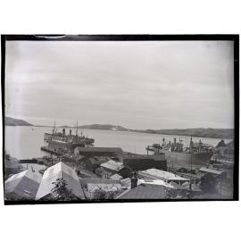 Ships and wharves at Port Chalmers