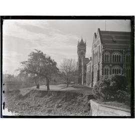 University of Otago buildings, from the south across the Water of Leith
