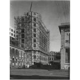 Exterior of the Chief Post Office, Dunedin, taken from the corner of Crawford and Water streets