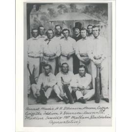 The first English cricket 'eleven' to visit Australia
