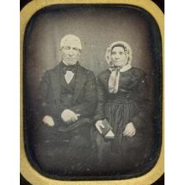 Man and woman, probably Alexander Blackie (1788-1874) and Mary Blackie