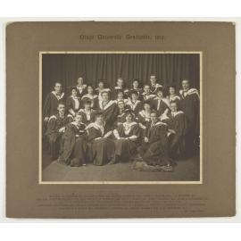 University of Otago graduates, including Agnes Blackie and Rhoda Blackie