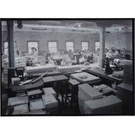 Women at work in the bindery, Coulls Somerville Wilkie, Crawford Street, Dunedin