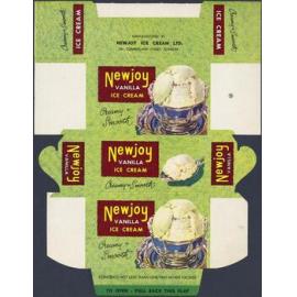 Box for Newjoy vanilla ice cream