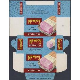 Box for Newjoy Neopolitan ice cream