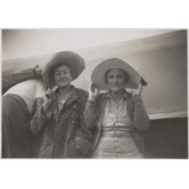 Mrs Gill and Millicent Baxter