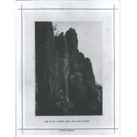 View of the "Hanging Rock," near Mount Macedon