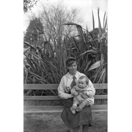 Em McGeorge holding Vic McGeorge