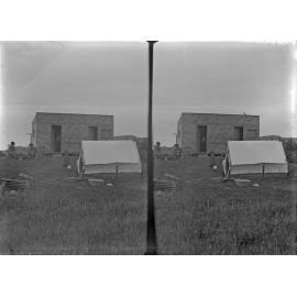 First camp and house at Karitane