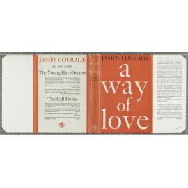 Dust cover for 'A way of love' by James Courage