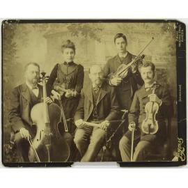 Quintet including Arthur J. Barth and Blanche Joel