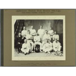 Grocers' Cricket Club, Season 1906-07