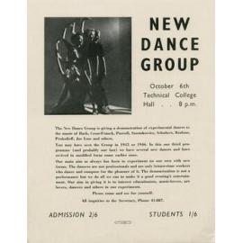 Poster for New Dance Group