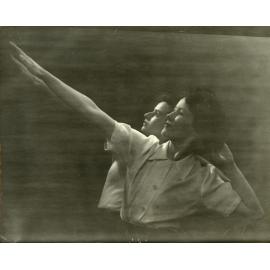 Too dancers facing left