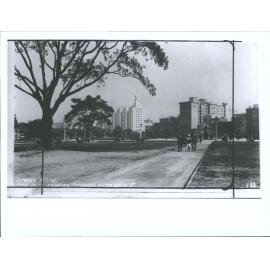 Hyde Park looking towards Elizabeth Street