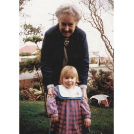 Marjory McPheman and granddaughter