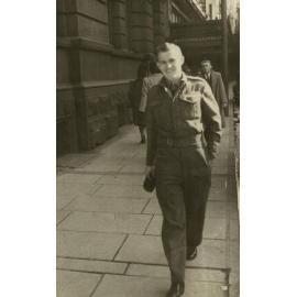 Street portrait of a soldier