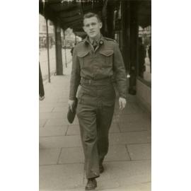 Street portrait of a soldier