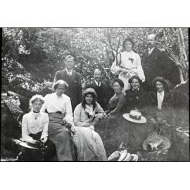 Group of women in garden setting