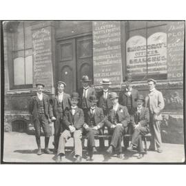 Reid and Gray staff outside head office, Dunedin