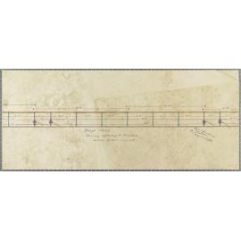 'Rough Sketch shewing spacing of Brackets'. Mornington Tramway Extension.