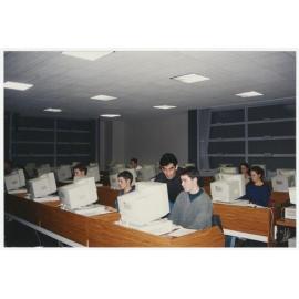Students in computer laboratory