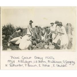 Home Science alumnae picnic group